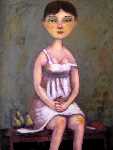 Girl With Pears by Sokht Alexander